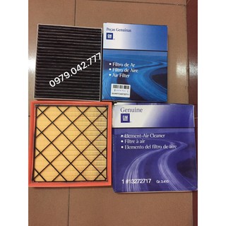 Combo lọc gió động cơ và lọc gió điều hòa Cruze 2017