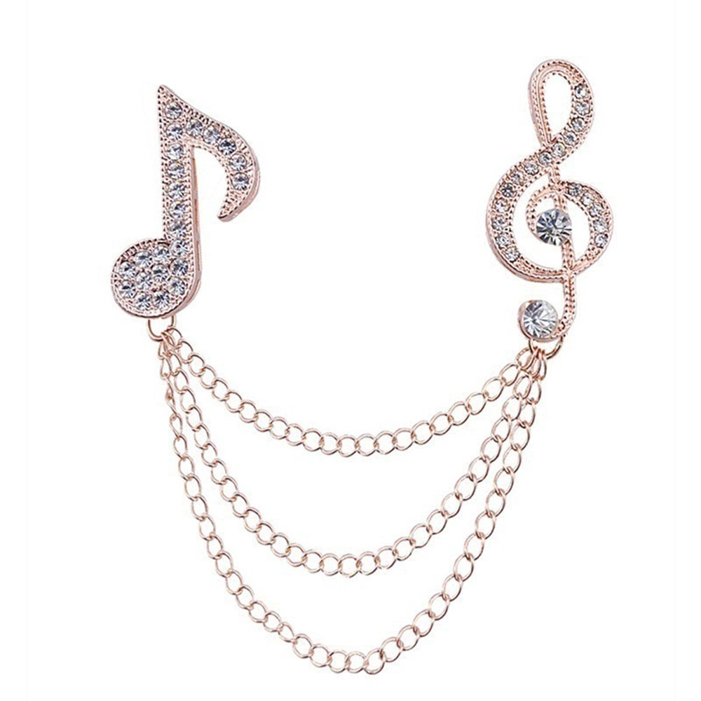 Ghim Cài Áo Hình Nốt Nhạc Thời Trang Cho Nam Nữ