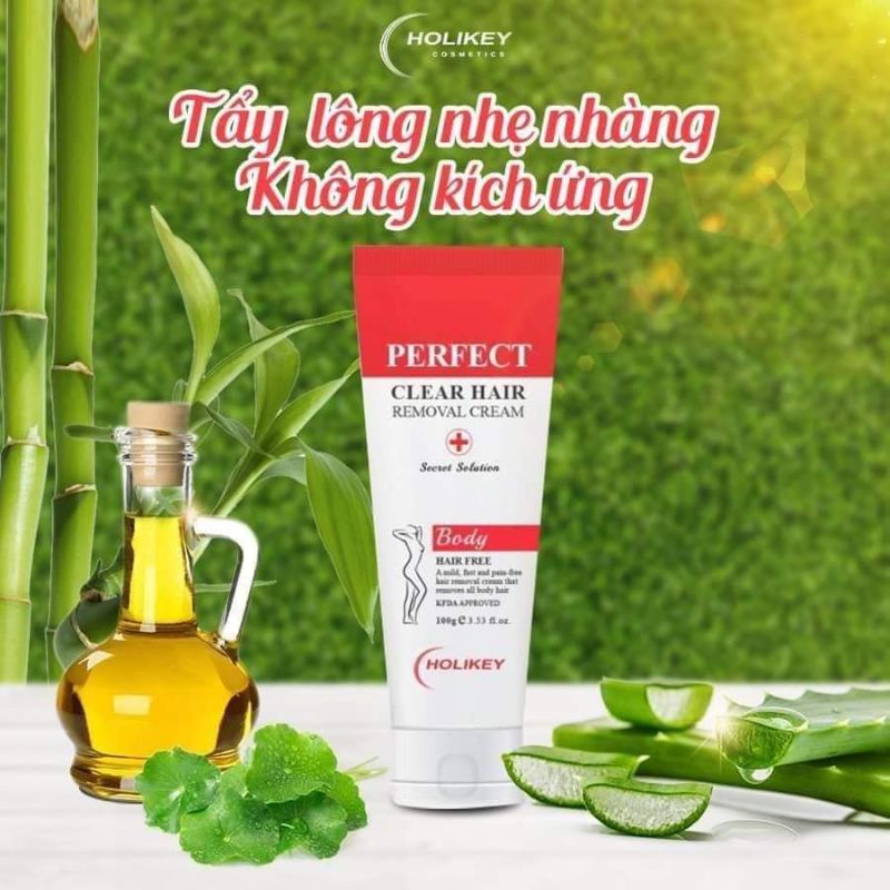 (GRAB - NOWSHIP) (DATE 02-04-2023) Kem Tẩy Lông Holikey Perfect Clear Hair Removal Cream 100g