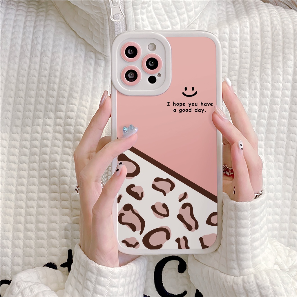 Ốp lưng iphone Good day bóng cạnh vuông 6/6plus/6s/6splus/7/7plus/8/8plus/x/xs/11/12/13/14/pro/max/promax/plus/shin/case