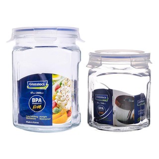 Hũ thủy tinh 1500ml/2000ml glasslock hàn quốc ip59x