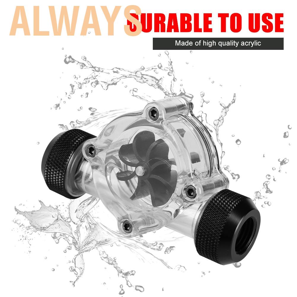 Đồng hồ đo lưu lượng nước đa năng G1 / 4inch chất cao