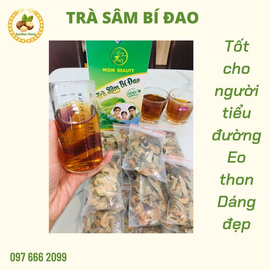 Trà sâm bí đao thanh nhiệt giảm béo, eo thon, giải độc cơ thể, lợi tiểu | BigBuy360 - bigbuy360.vn