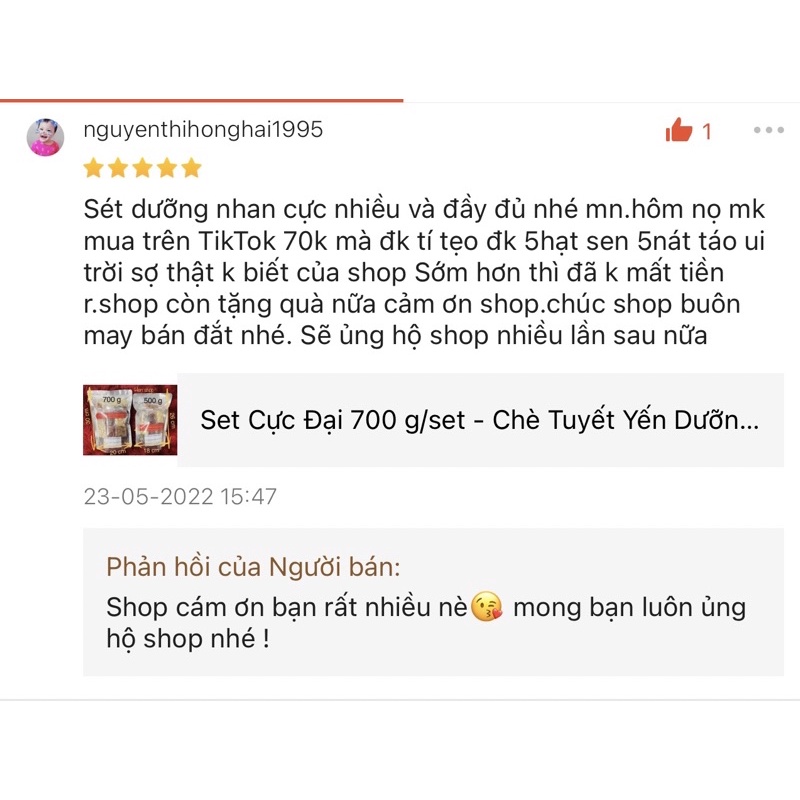 Set CỰC ĐẠI 700g- Chè Tuyết Yến Dưỡng Nhan 14vị- Có Hoa Mộc.