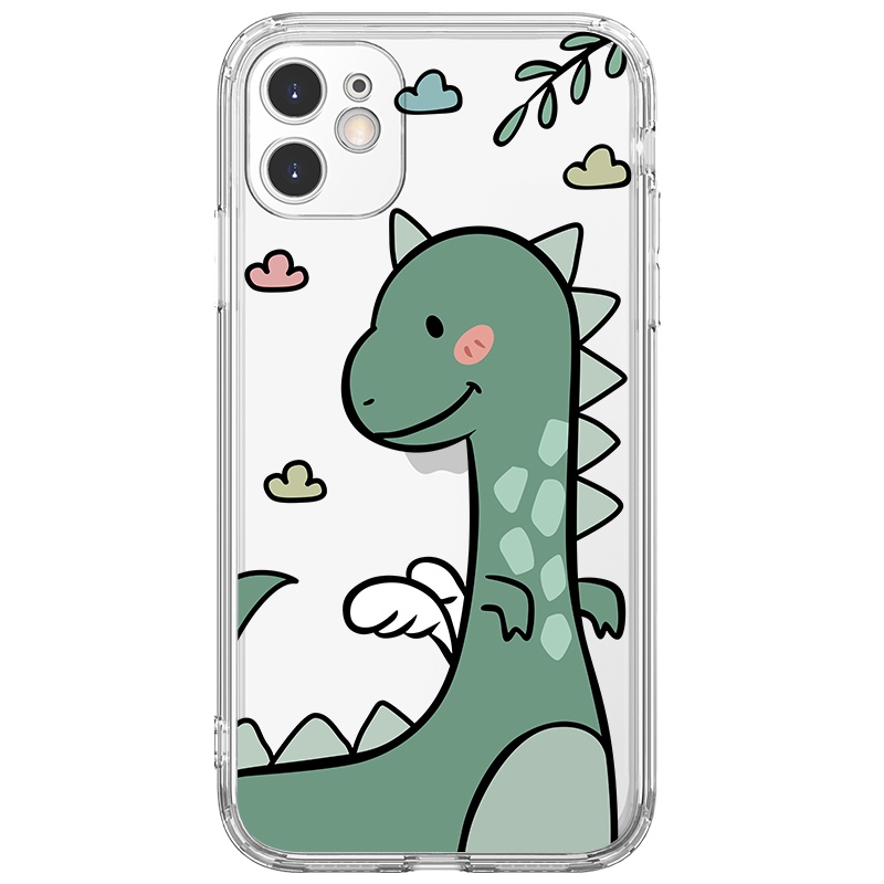 Ốp lưng JURSUE mềm hoạt hình cặp đôi dễ thương đẹp cho iPhone 13 12 11 Pro Max SE 2020 X XR XS ip 8 7 Plus kute Y1754