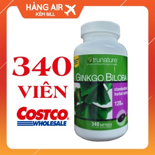 Viên uống Bổ Não Của Mỹ Ginkgo Biloba Trunature 120mg hoạt chất cao - 340 Viên