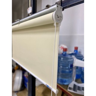 (Rèm ngang 1.0m) Rèm cửa, màn sáo, rèm sáo cuốn 6 màu, vải trơn 2 mặt chống nắng 100%