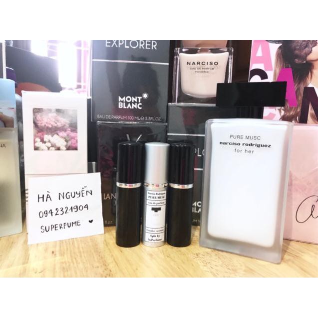 Mẫu thử Nước hoa Narciso Rodriguez Pure Musc 5ml/10ml/20ml EDP Spray | Thế Giới Skin Care