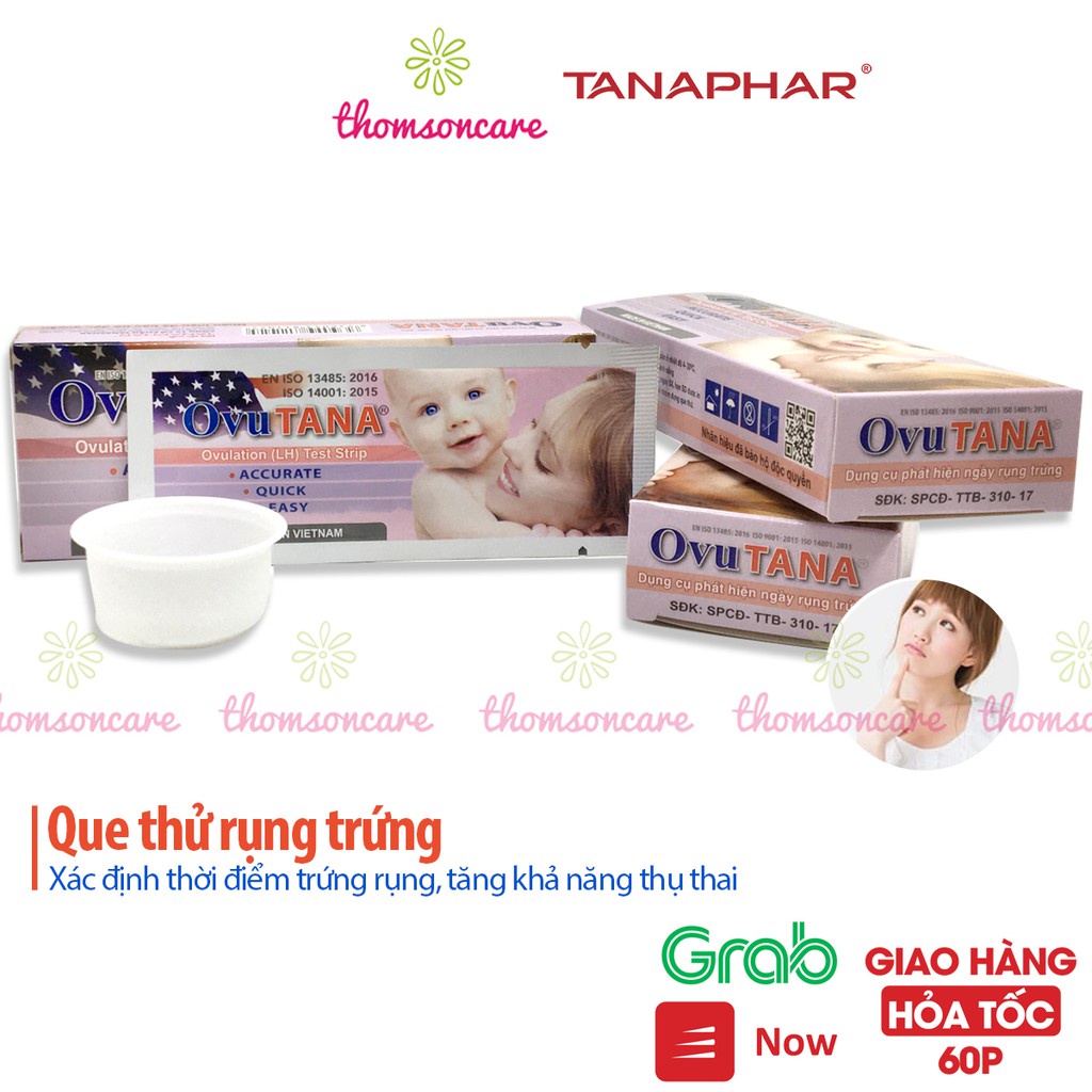 Que thử rụng trứng Ovutana - Chính xác cao - Hộp 1 que - Chính hãng._[IDC]