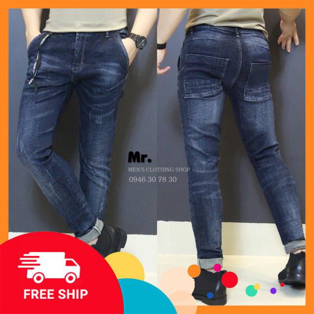 Quần Jean Nam Phong Cách Chất Vải Jean Không Co Rút | BigBuy360 - bigbuy360.vn