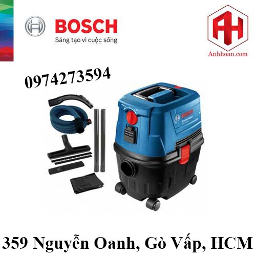 Máy hút bụi Bosch GAS 15 (Ướt và khô)