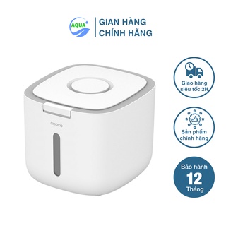 Thùng Đựng Gạo AQUA Ecoco Chính Hãng Từ Nhựa ABS Chống Ẩm, Mốc, Côn Trùng Tiện Lợi Cho Gia Đình, An Toàn Cho Sức Khỏe