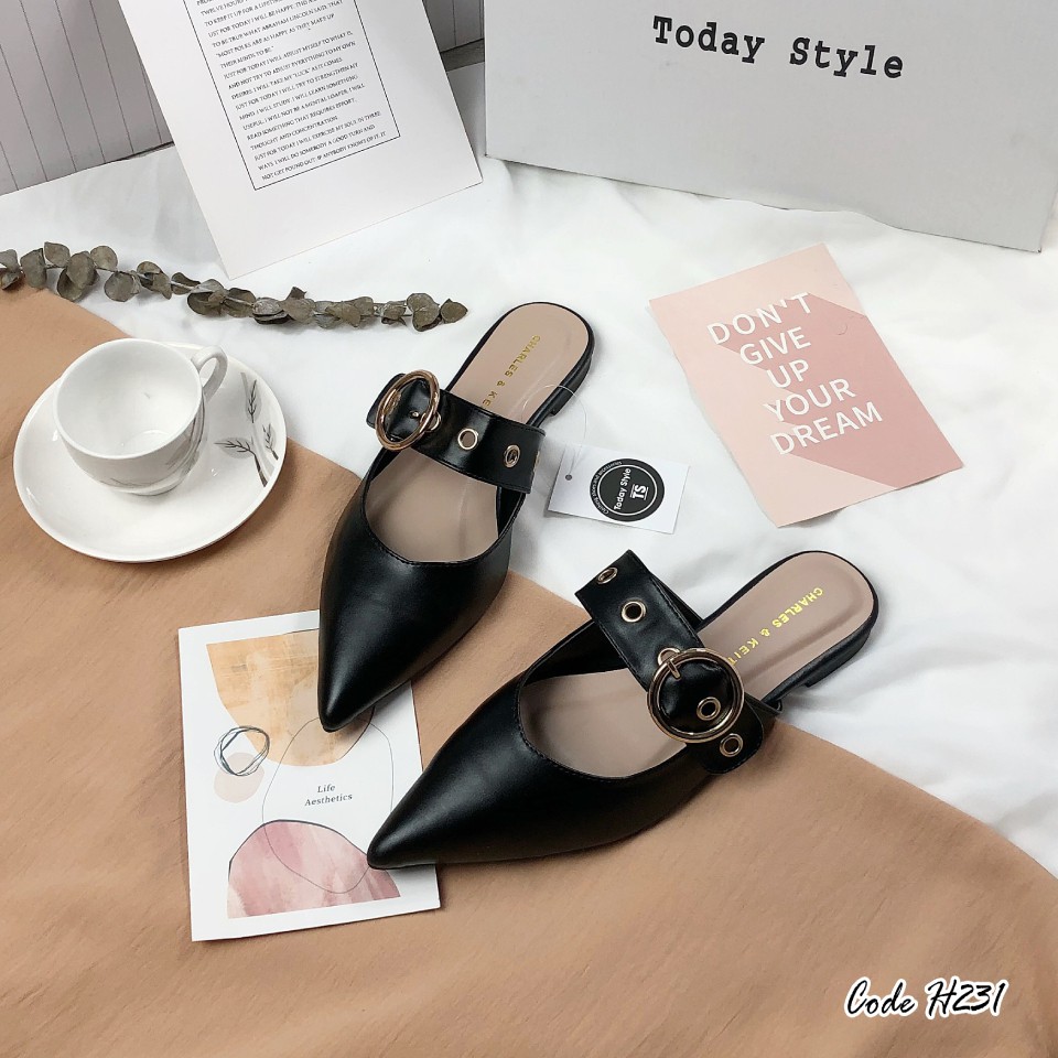 Sục nữ mũi nhọn Today Style da mềm H231