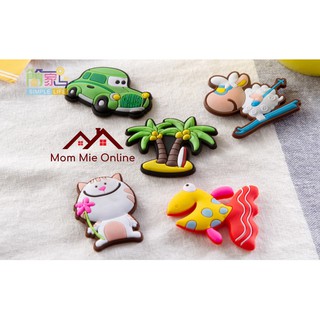 Nam châm hít tủ lạnh hình thú nhựa dẻo - I002