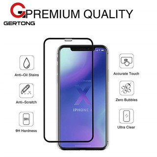 Kính cường lực 6.5" bảo vệ toàn diện cho iPhone X XR XS