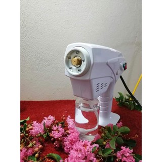 Máy hấp tóc phủ bóng nano mini cầm tay có đèn