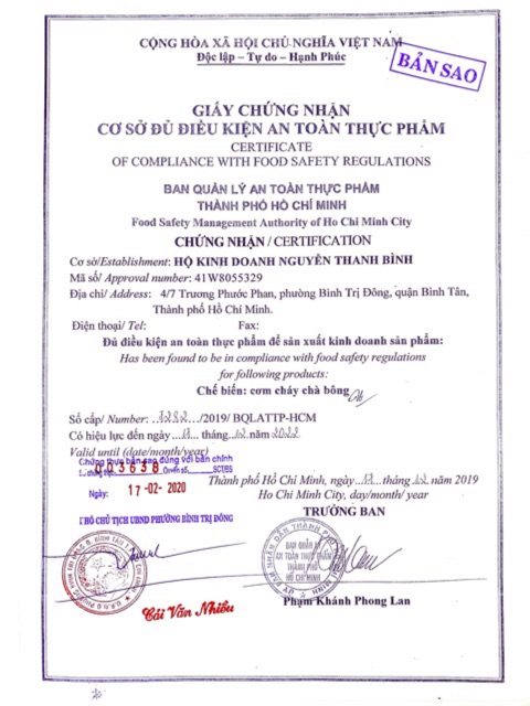 250G - Cơm cháy siêu chà bông Sài Gòn