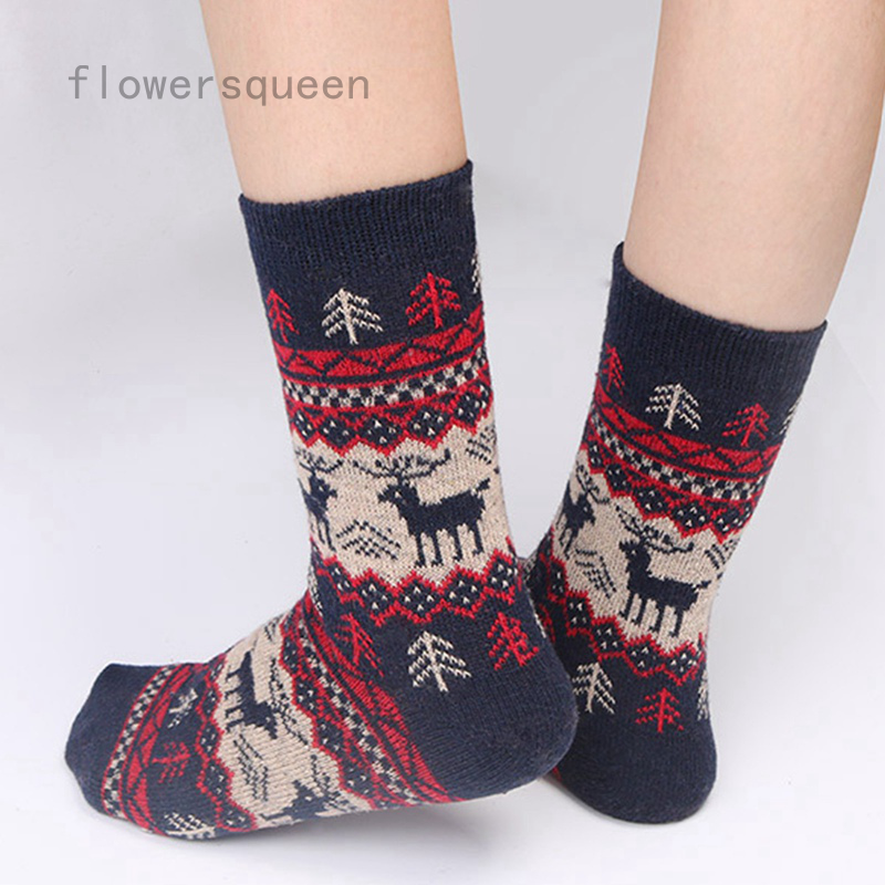 Christmas Socks Ladies Soft Fluffy Sock Warm Winter Bed Socks Xmas New Year Gifts