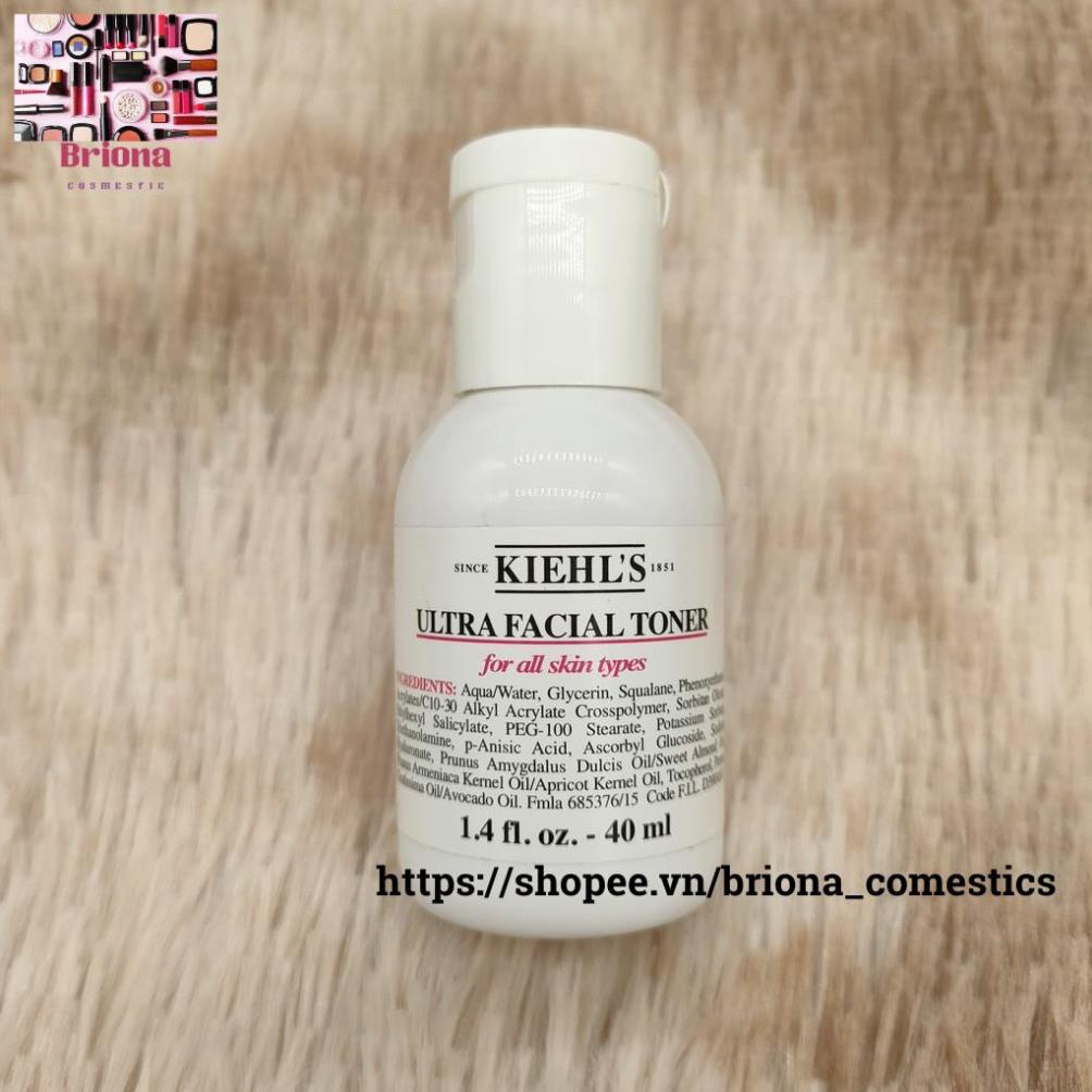 Toner cấp ẩm chuyên sâu Kiehls ultra facial mini 40ml