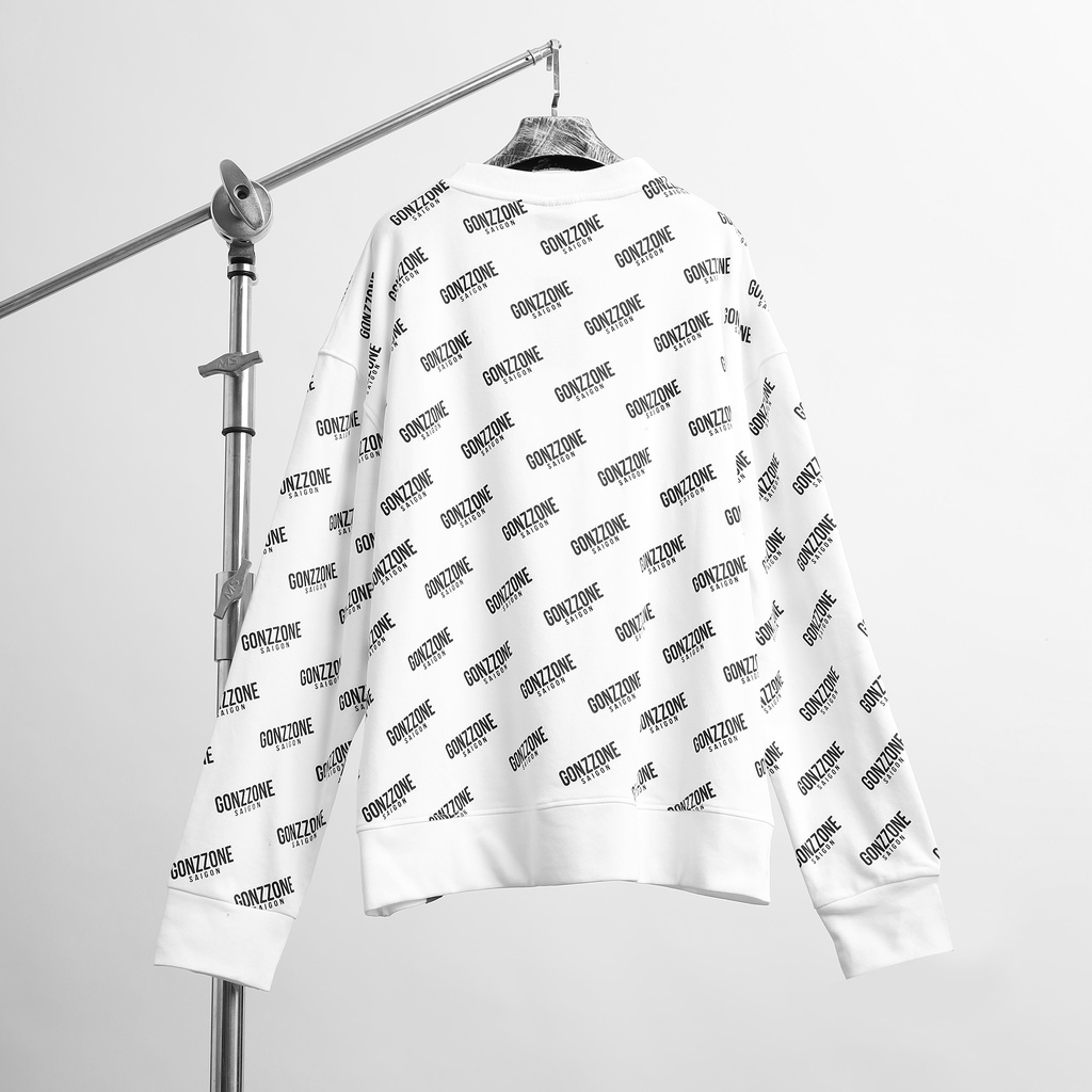 [Mã SKAMONTH4 giảm 10% đơn 50K] Áo Sweater Form Rộng Mùa Đông Sweater Gozzone - Màu Trắng