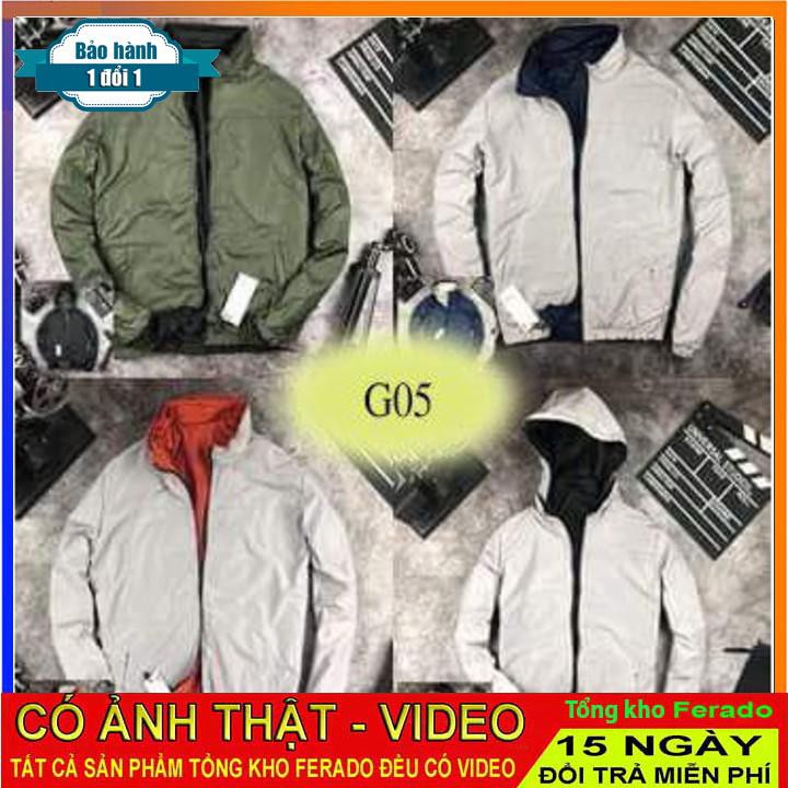 [ xả kho ] PM Áo gió nam hai mặt G05-T cực đẹp PM Fashion