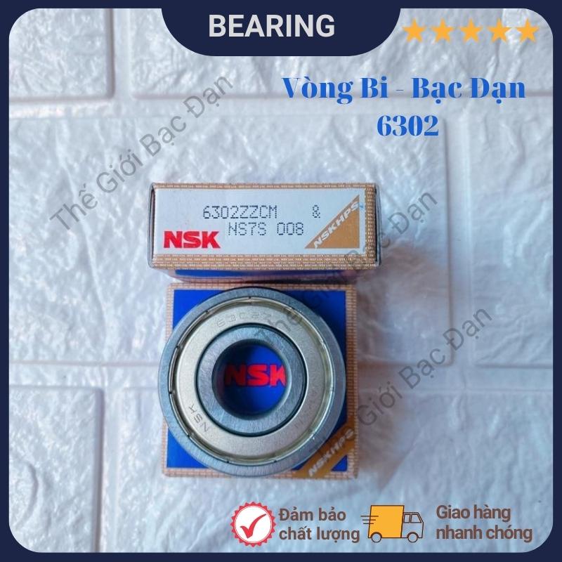 Vòng bi bạc đạn NSK 6302 ZZCM - hàng đẹp - chất lượng cao - Thế Giới Bạc Đạn
