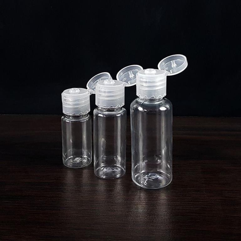 [SIÊU RẺ] [30ml] Chai lọ nhựa pet nắp bật chiết mỹ phẩm / chai lọ chiết mỹ phẩm / chai đựng gel, dung dịch chất lỏng