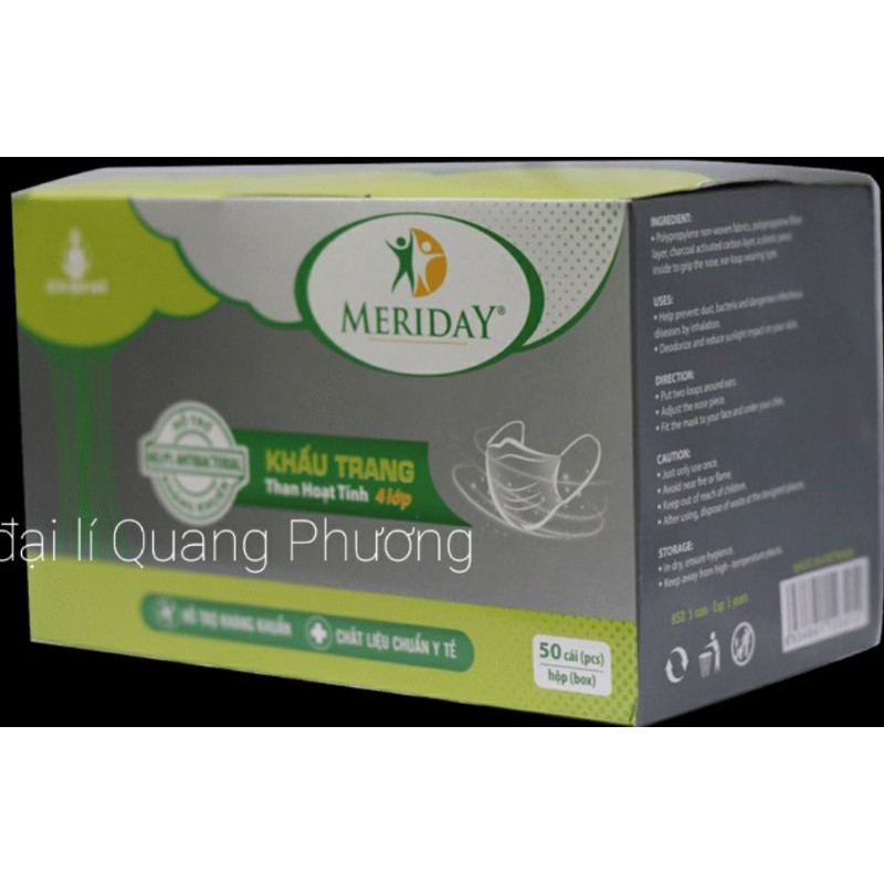 MERIDAY THAN HOẠT TÍNH 4 layers - SP của Bông Bạch Tuyết