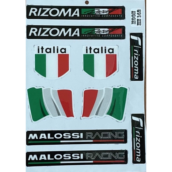 DECAL NỒI TRANG TRÍ XE ITALY HN142