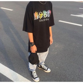 Áo thun tay lỡ BOBUI TIE DYE form rộng unisex