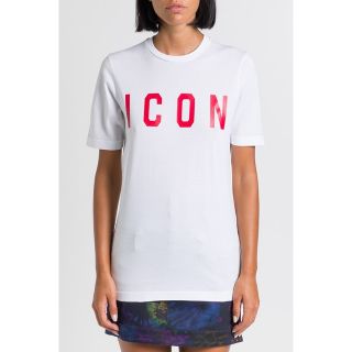 (2 màu) Áo thun cotton nữ Dsquared2 Icon Tee
