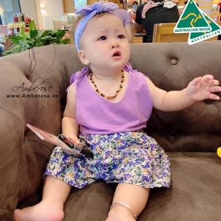 Vòng cổ amber cho bé từ 0-3 tuổi