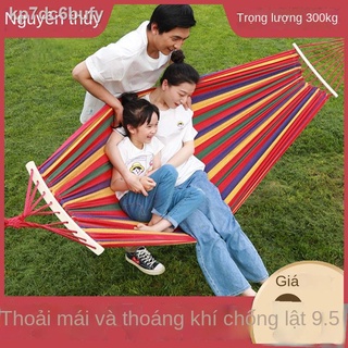( Sẵn)☸Người nguyên thủy võng ngoài trời ngủ treo cây xích đu lớn trẻ em đơn đôi ghế nhà trong và máy lắc