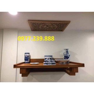bàn thờ treo gỗ sồi 69cm