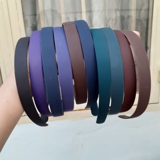 Bờm cài tóc màu nhám bản 1.5cm (được chọn màu)