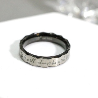 Nhẫn “I will always be with you” 03