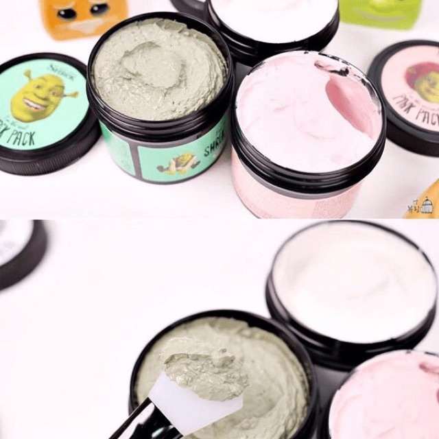 Mặt nạ Đất sét Shrek Pack Mask - Pink Pack - White pact