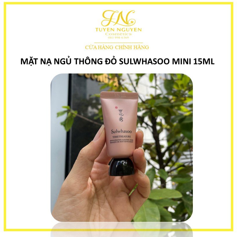 Mặt nạ ngủ thông đỏ sulwhasoo mini 15ml