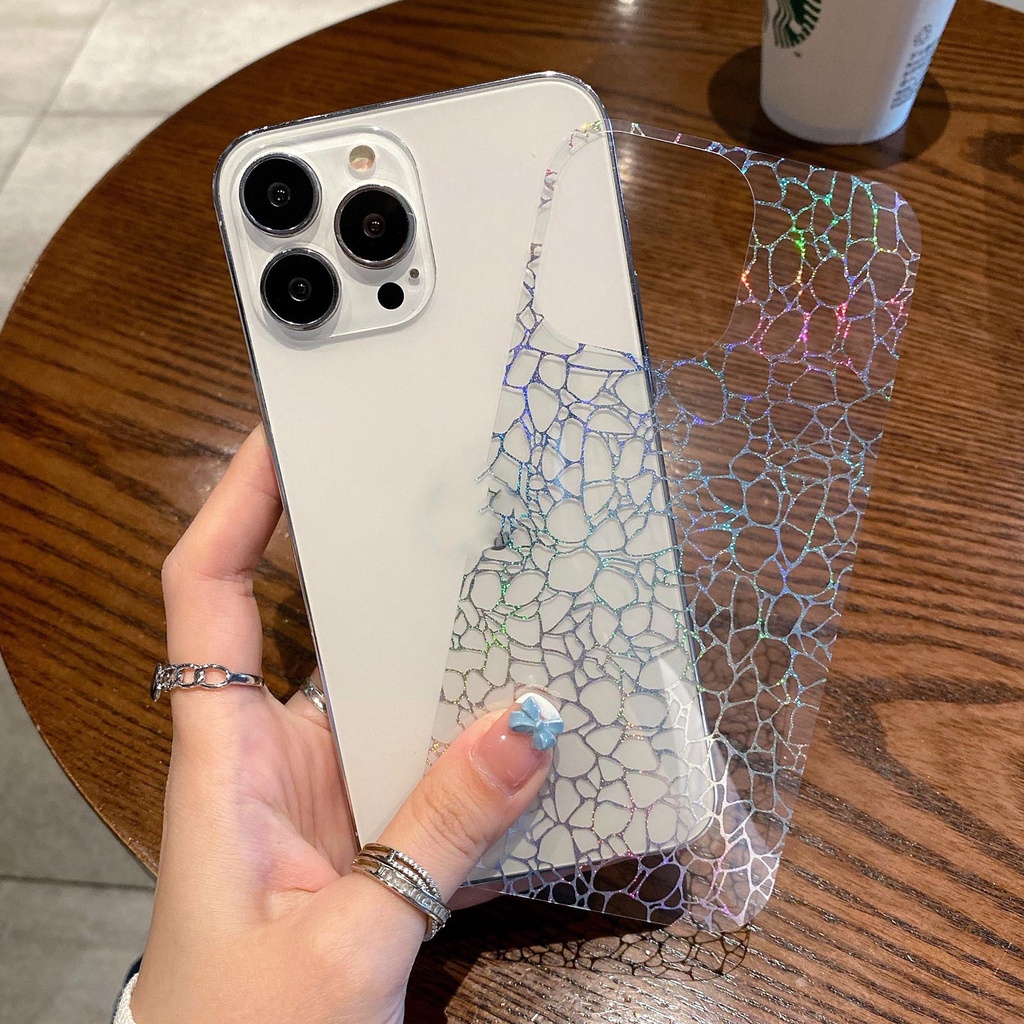 Ốp Điện Thoại Silicon Dẻo Màu Laser Trong Suốt Lấp Lánh Sang Trọng Cho iPhone 13 12 11 Pro Mini Max X XS XR 7 8 Plus SE 2022 SE3