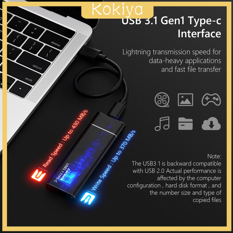 Usb 3.1 Kokaiya Chất Liệu Hợp Kim Nhôm Cho Android Phone Pc Laptops