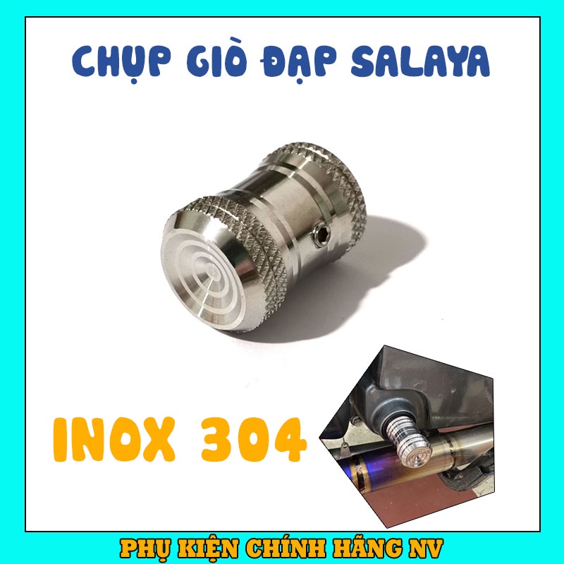Chụp giò đạp Salaya inox 304 mẫu thái cao cấp gắn được cho nhiều dòng xe máy Wave, Sirius, Winner, Exciter, Raider,...