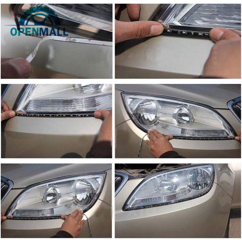 Dây đèn LED 15 bóng 30cm chống nước cho xe hơi