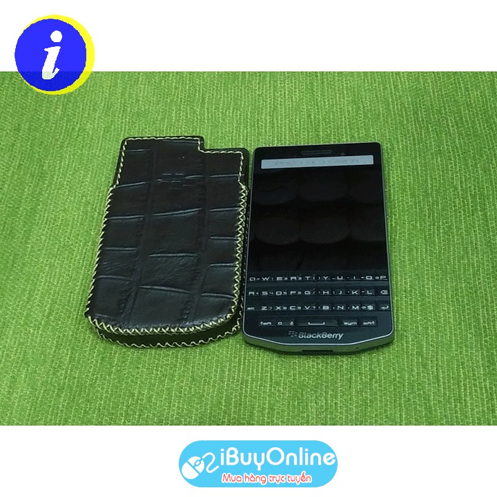 Bao da thật handmade dang hộp cho điện thoại BlackBerry Porsche Design P'9983