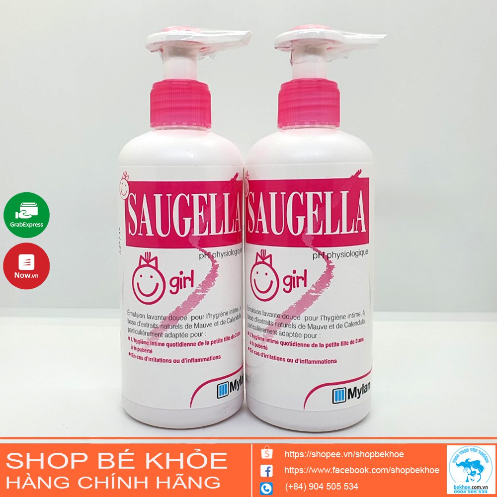 Dung dịch vệ sinh bé gái Saugella của Pháp - 200ml