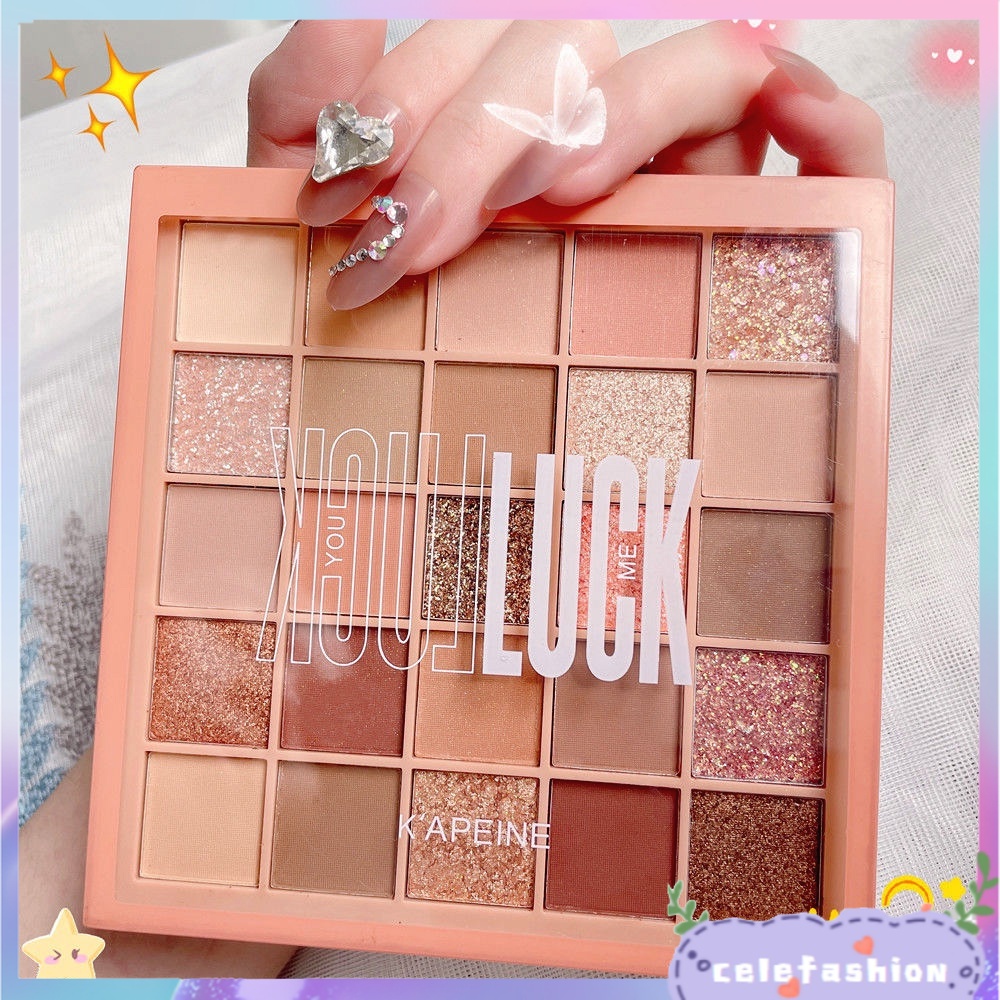 Capel Bảng Phấn Mắt 25 Màu Sắc Tố Ngọc Trai Mờ Màu Đất Giá Rẻ Cỡ Lớn Sành Điệu