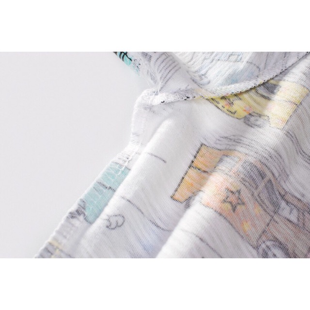 Áo thun tay ngắn cho bé trai họa tiết hình xe hơi