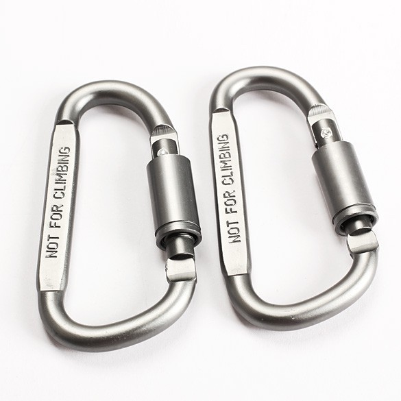 2 móc khóa chữ D bằng hợp kim nhôm hỗ trợ treo dây tiện dụng | BigBuy360 - bigbuy360.vn