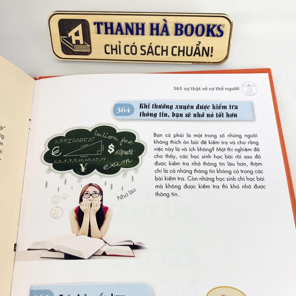 Sách - 365 Sự Thật Về Cơ Thể Người (tái bản 2021) - Minh Long