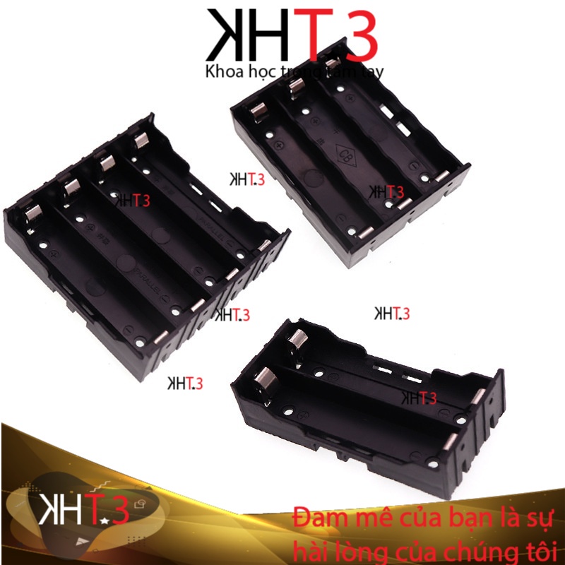 Đế Pin 18650 Chân hàn 1/2/3/4 dùng để hàn vào mạch điện tử hoặc tùy biến thiết kế sản phẩm