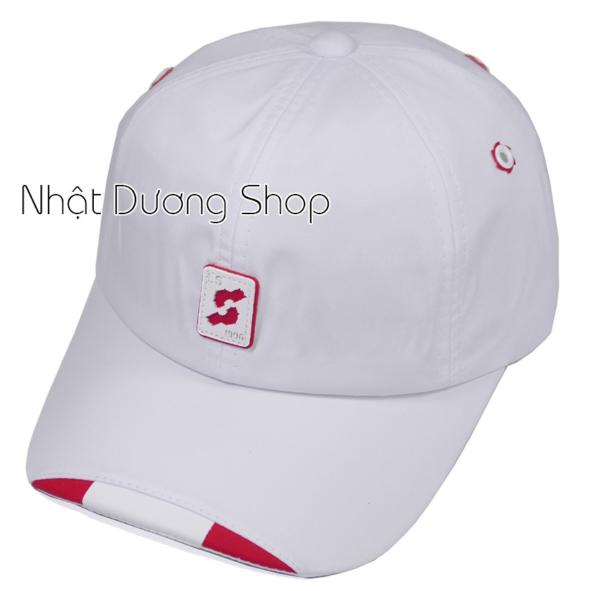 Nón kết dù LS sò lồng da, kết vá da - Chất liệu vải dù cao cấp được làm tinh xảo và sành điệu